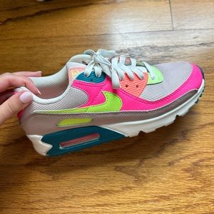 Neon Nike Air Max. Size 7.5